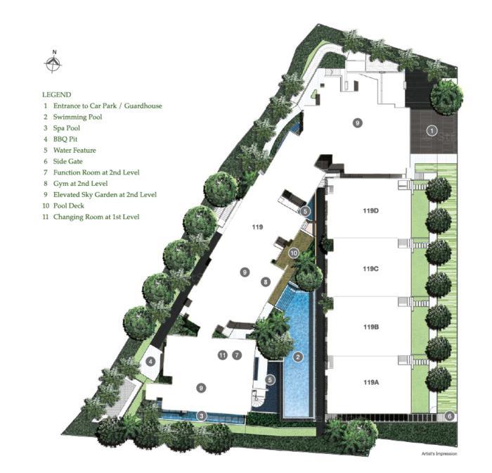 RESIDENCES AT EMERALD HILL (D9), Apartment #1832652